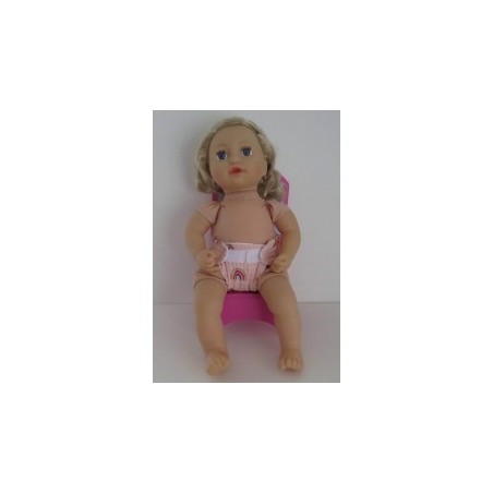 luier roze regenboog baby annabell 43cm