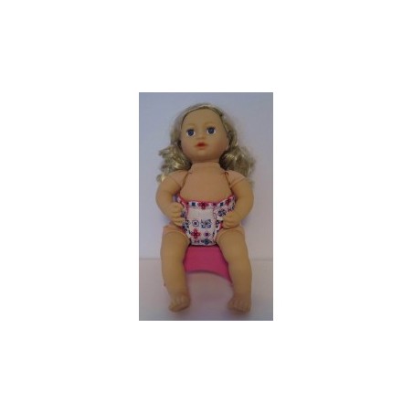 luier bloemen baby annabell 43cm