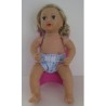 luier blauw beer geruit baby annabell 43cm