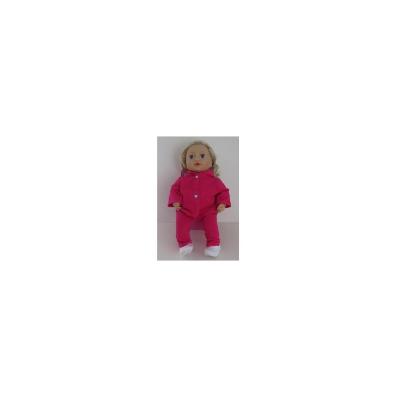jas met broek hard roze baby annabell 43cm