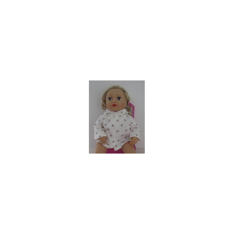 jas met oud roze sterren baby annabell 43cm