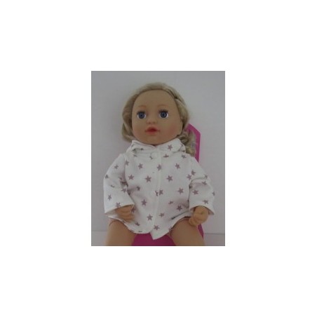 jas met oud roze sterren baby annabell 43cm