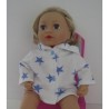 jas met blauwe sterren groot  baby annabell 43cm