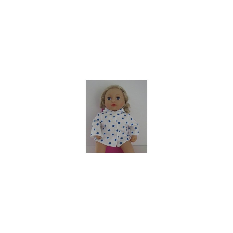 jas met sterren blauw baby annabell 43cm