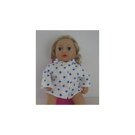 jas met sterren blauw baby annabell 43cm