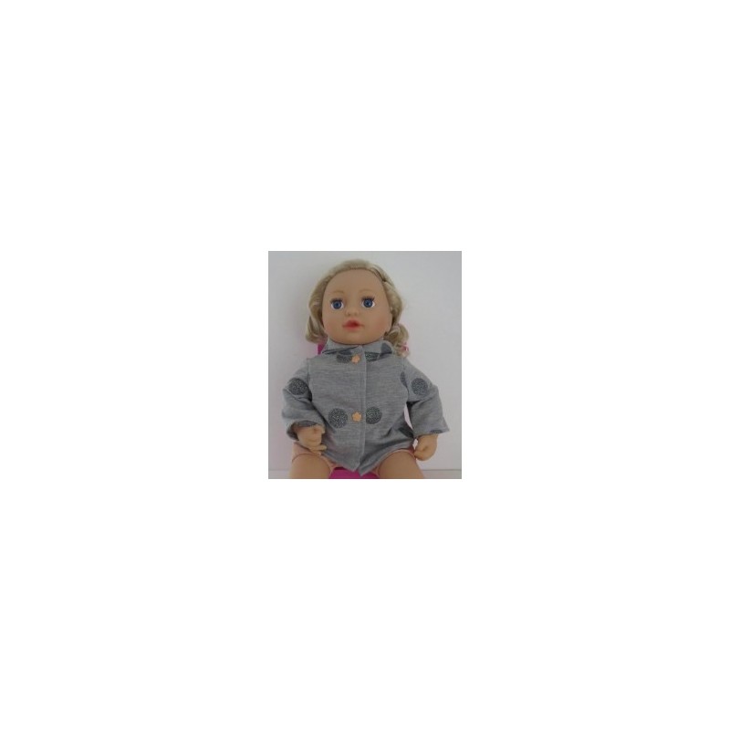 jas grijs baby annabell 43cm