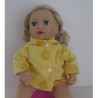jas geel klavertjes baby annabell 43cm