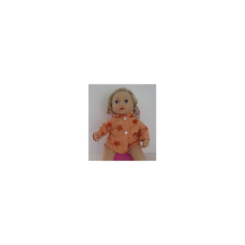 jas zalm roze met sterren baby annabell 43cm