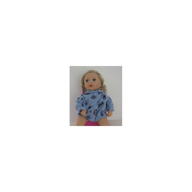 jas blauw space baby annabell 43cm