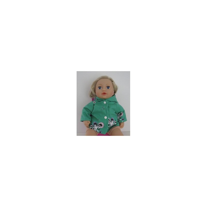 jas groen eenhoorns baby annabell 43cm