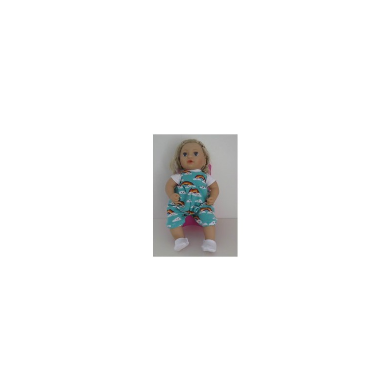 speelpakje regenboog baby annabell 43cm