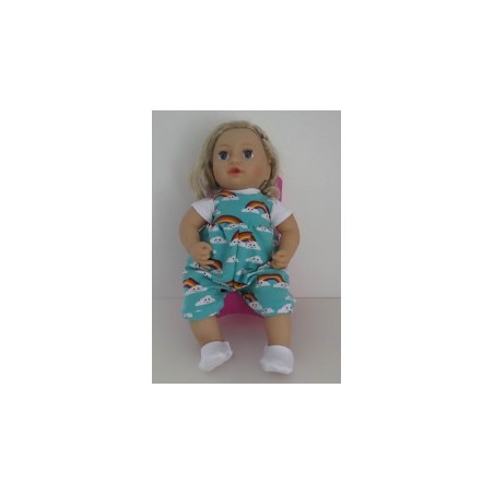 speelpakje regenboog baby annabell 43cm