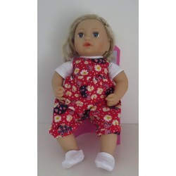 speelpakje rood lieveheersbeestjes baby annabell 43cm