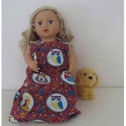 slaapzak uilen baby annabell 43cm