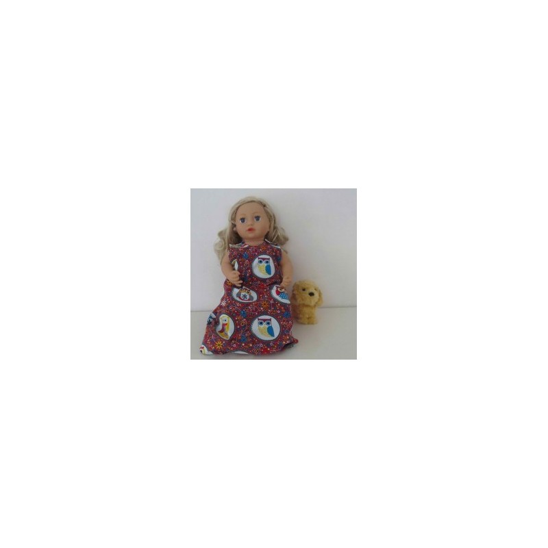 slaapzak uilen baby annabell 43cm