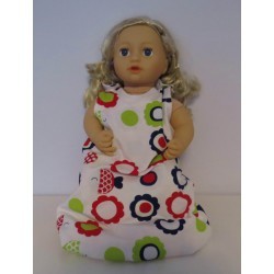 slaapzak bloemen baby annabell 43cm