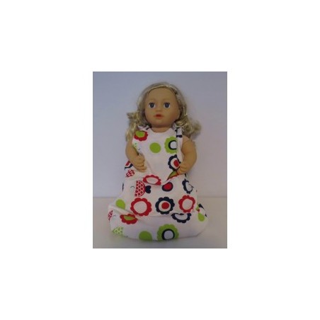 slaapzak bloemen baby annabell 43cm