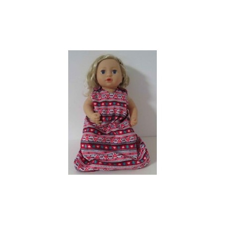 slaapzak roze hartjes baby annabell 43cm