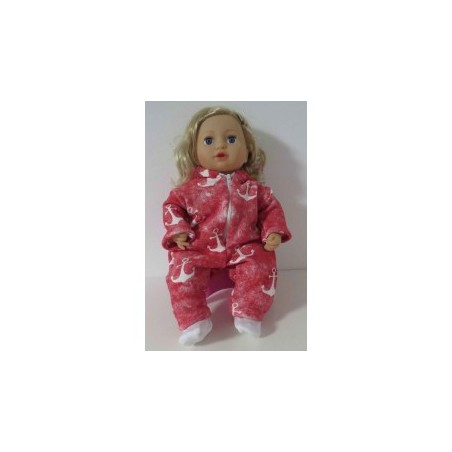 winterpak rood ankers baby annabell 43cm