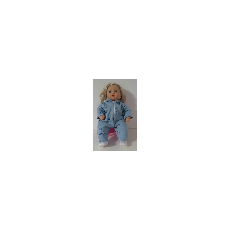 winterpak blauw vogels baby annabell 43cm