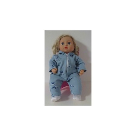 winterpak blauw vogels baby annabell 43cm