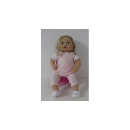jurk set roze baby annabell 43cm