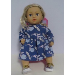 jurk kraamvogels baby annabell 43cm
