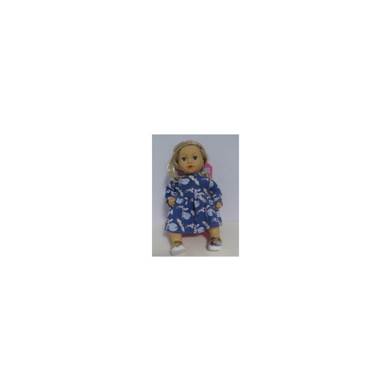 jurk kraamvogels baby annabell 43cm