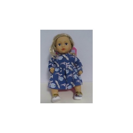 jurk kraamvogels baby annabell 43cm