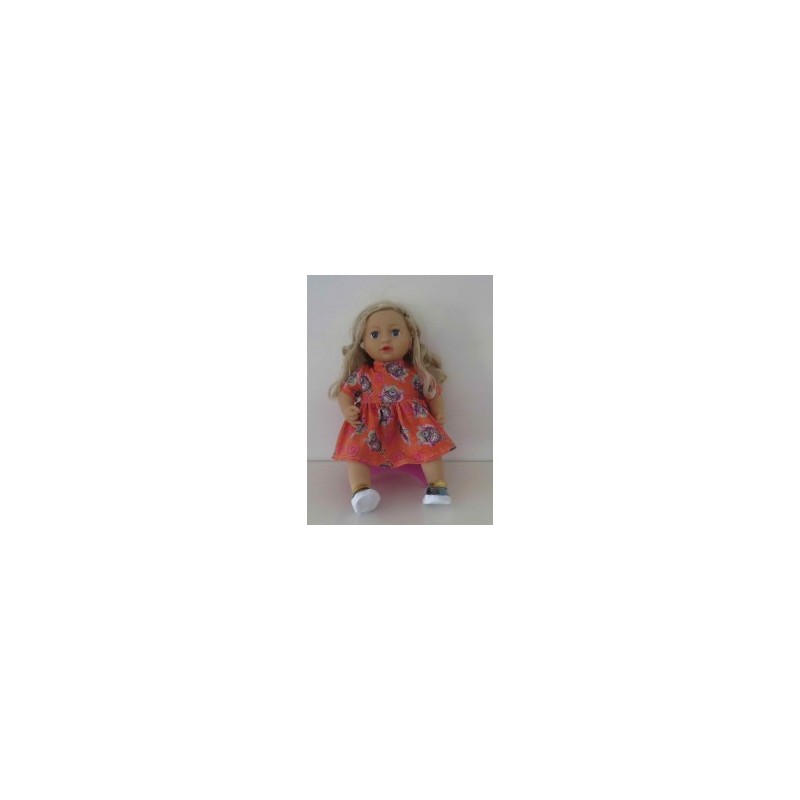 jurk oranje trollz baby annabell 43cm
