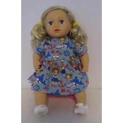jurk meisje baby annabell 43cm