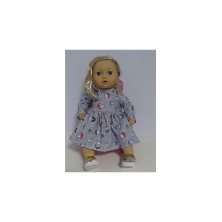 jurk paddestoelen baby annabell 43cm