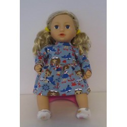 jurk meisje baby annabell 43cm
