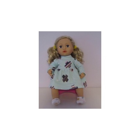 jurk mint baby annabell 43cm