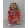 jurk oranje trollz baby annabell 43cm