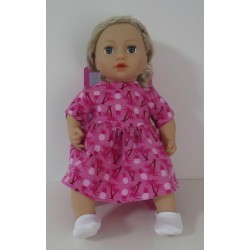jurk hard roze baby annabell 43cm