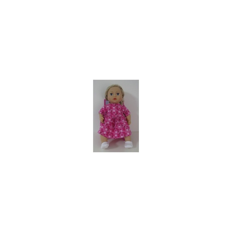 jurk hard roze baby annabell 43cm
