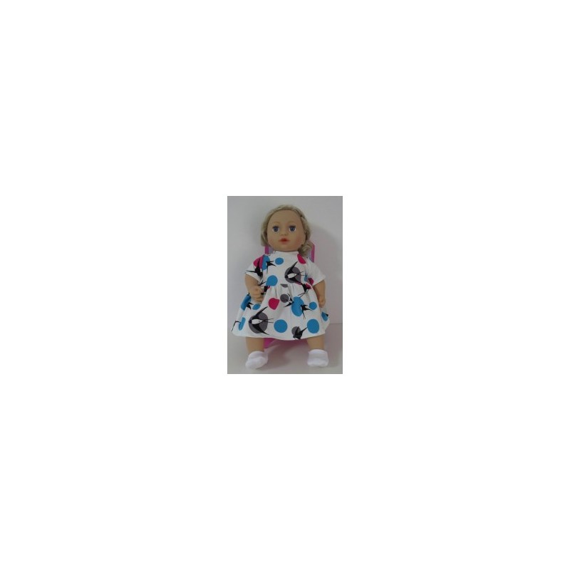 jurk zwaluwen baby annabell 43cm