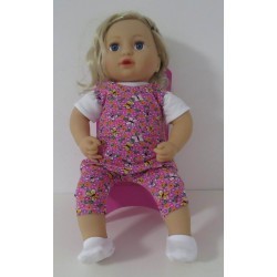jurk set vlinders baby annabell 43cm