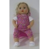 jurk set vlinders baby annabell 43cm