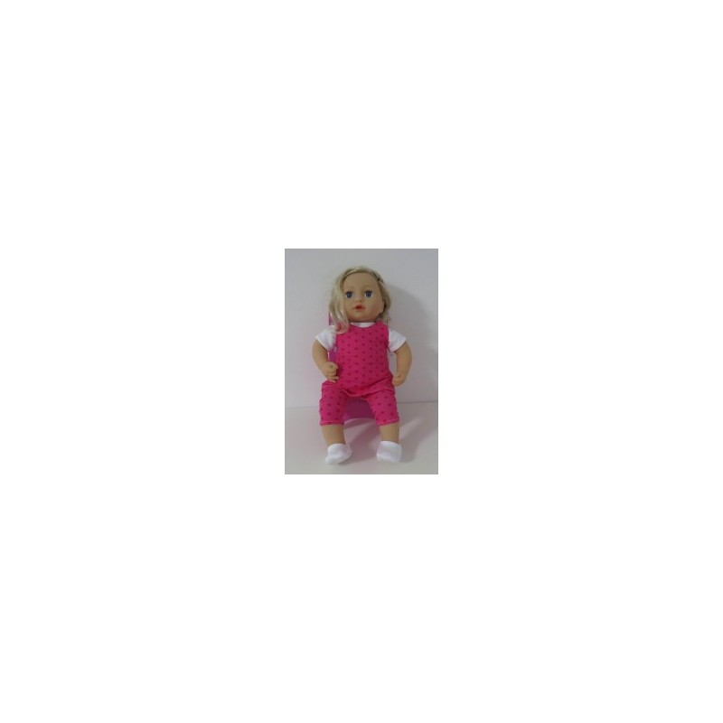 jurk set hard roze sterren baby annabell 43cm