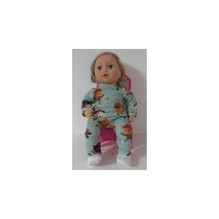 kleding setje schaatsende dieren baby annabell 43cm