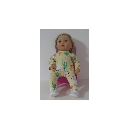 kleding setje lama baby annabell 43cm