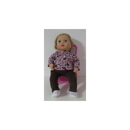 kleding setje oud roze vossen baby annabell 43cm