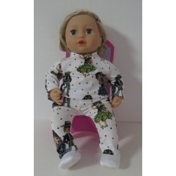 kleding setje wit dansers baby annabell 43cm