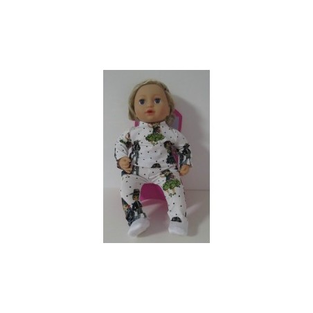 kleding setje wit dansers baby annabell 43cm