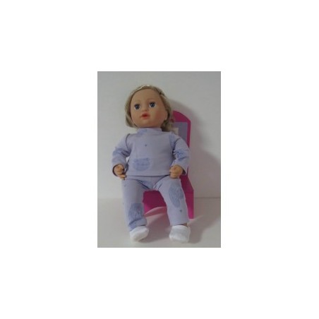 kleding setje lila dieren baby annabell 43cm