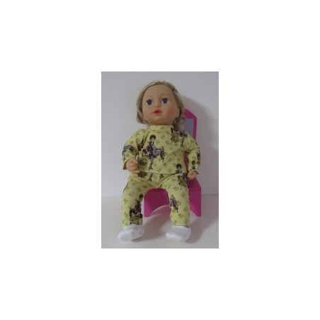 kleding setje geel baby annabell 43cm