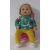 kleding setje groen dieren  baby annabell 43cm