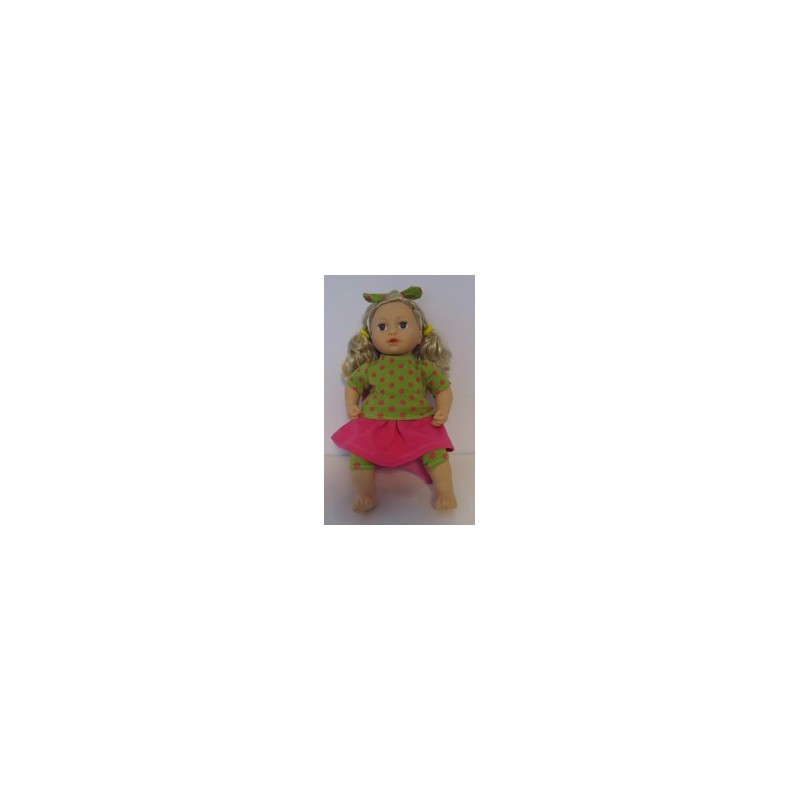 rok setje groen stippen baby annabell 43cm